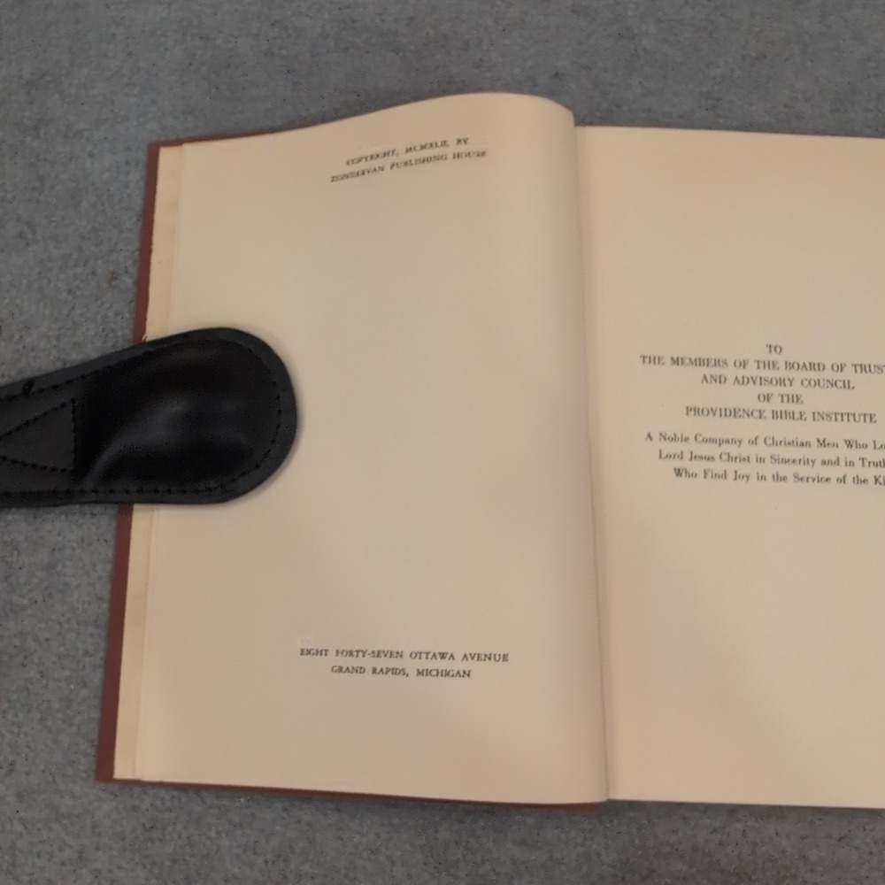 Strengthen Thy Brethren Howard W Ferrin Zondervan 1942 Hardcover Christian Book - Picture 4 of 4